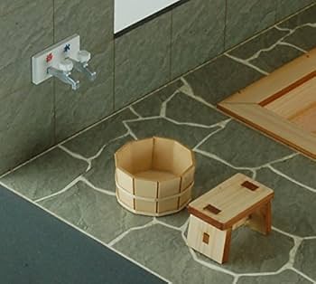 コバアニ模型工房 1/12 和の造作シリーズ 檜の露天風呂 木製ミニチュアキット WZ-012 組立キット WZ-012 2zzhgl6 61jueXKji4L._AC_UL210_SR210,